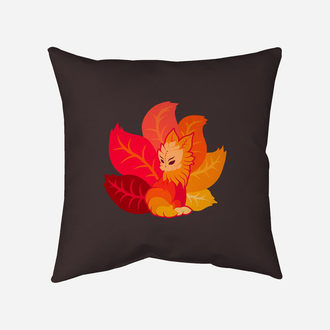 Leafy Kitsune-None-Non-Removable Cover w Insert-Throw Pillow-erion_designs