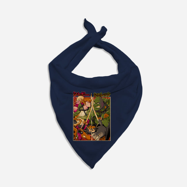 Samurai Sukubi VS Shurekku-Cat-Bandana-Pet Collar-Bruno Mota