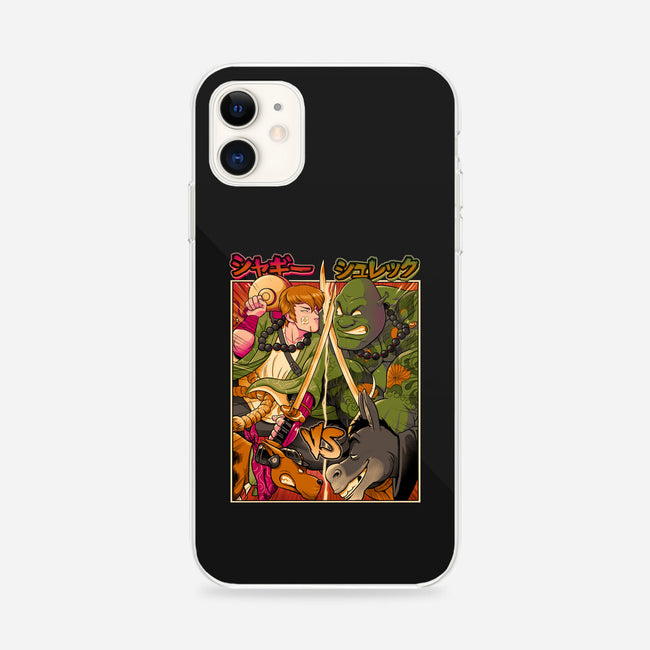 Samurai Sukubi VS Shurekku-iPhone-Snap-Phone Case-Bruno Mota