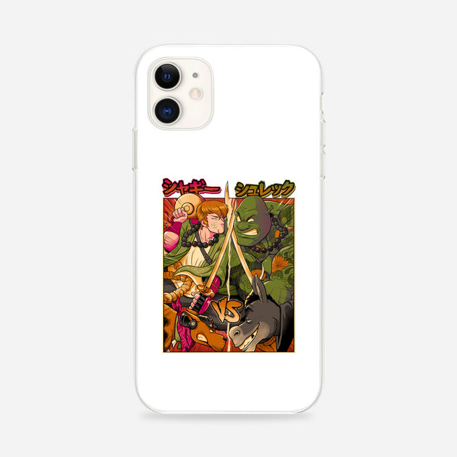 Samurai Sukubi VS Shurekku-iPhone-Snap-Phone Case-Bruno Mota