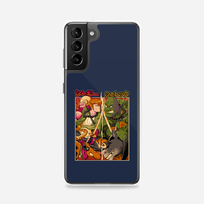 Samurai Sukubi VS Shurekku-Samsung-Snap-Phone Case-Bruno Mota