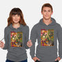 Samurai Sukubi VS Shurekku-Unisex-Pullover-Sweatshirt-Bruno Mota