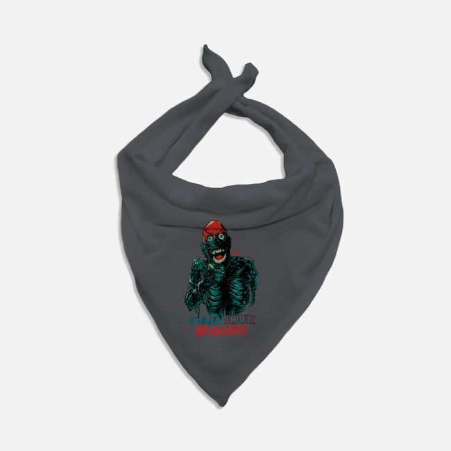 I Want Your Brains-Dog-Bandana-Pet Collar-Hafaell