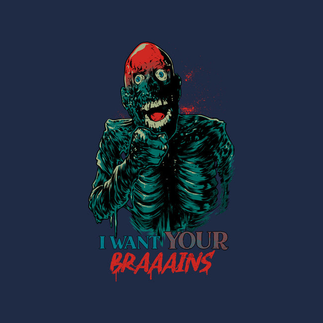 I Want Your Brains-Mens-Long Sleeved-Tee-Hafaell