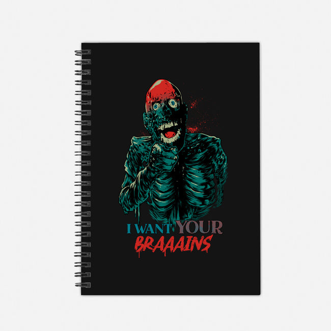 I Want Your Brains-None-Dot Grid-Notebook-Hafaell