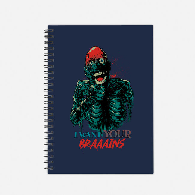 I Want Your Brains-None-Dot Grid-Notebook-Hafaell