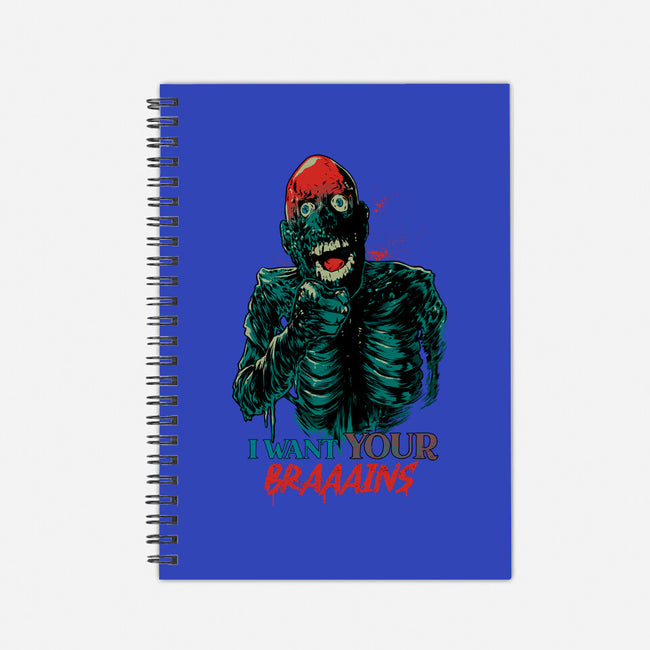 I Want Your Brains-None-Dot Grid-Notebook-Hafaell