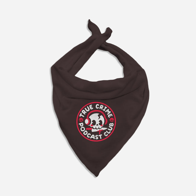 True Crime Podcast Club-Dog-Bandana-Pet Collar-NemiMakeit