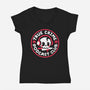 True Crime Podcast Club-Womens-V-Neck-Tee-NemiMakeit