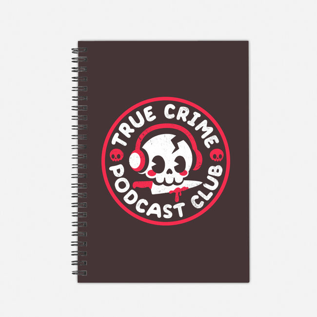 True Crime Podcast Club-None-Dot Grid-Notebook-NemiMakeit