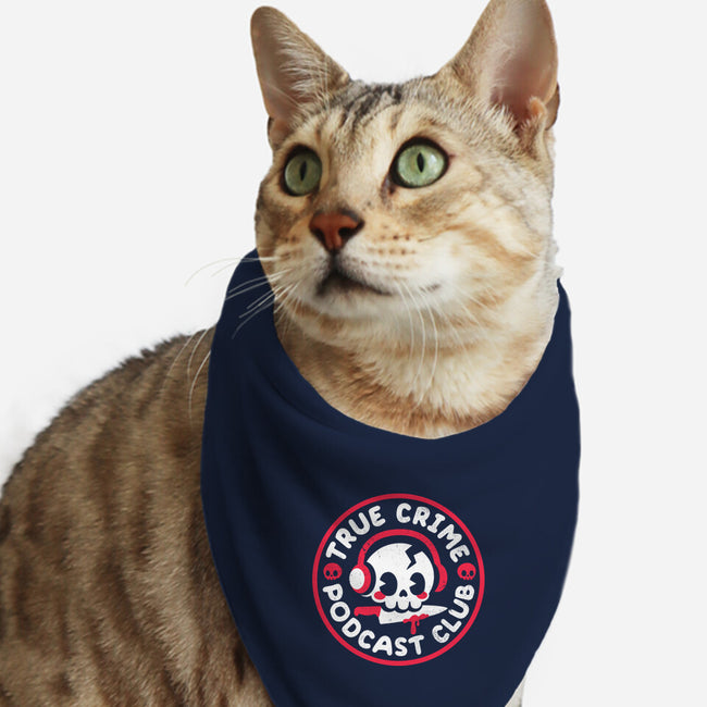 True Crime Podcast Club-Cat-Bandana-Pet Collar-NemiMakeit