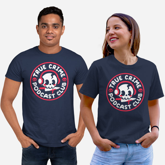 True Crime Podcast Club-Unisex-Basic-Tee-NemiMakeit