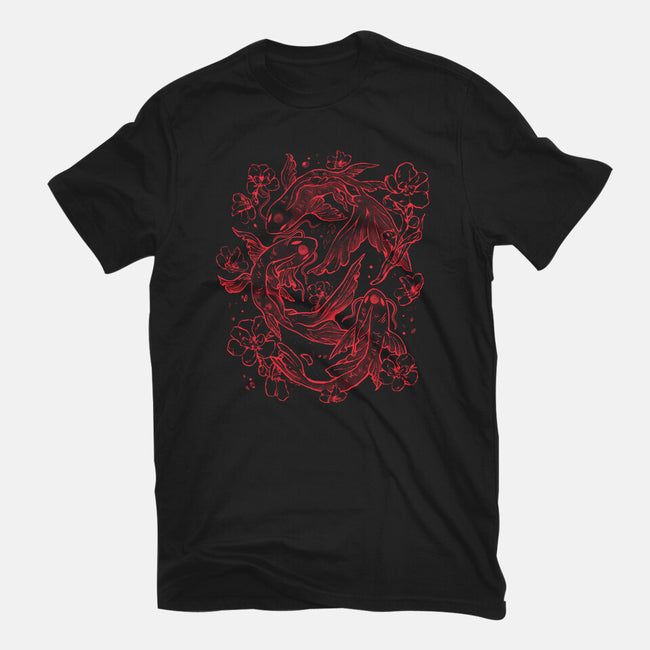 Red Koi-Unisex-Basic-Tee-eduely