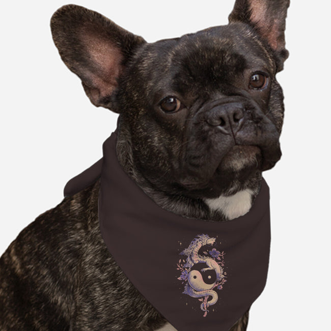 Dragon Flower-Dog-Bandana-Pet Collar-eduely