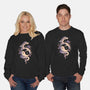 Dragon Flower-Unisex-Crew Neck-Sweatshirt-eduely