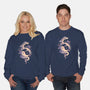 Dragon Flower-Unisex-Crew Neck-Sweatshirt-eduely