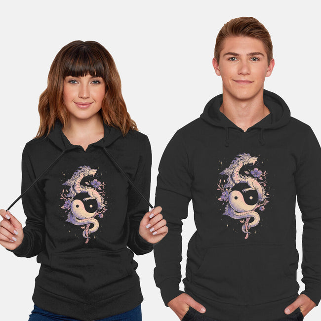 Dragon Flower-Unisex-Pullover-Sweatshirt-eduely