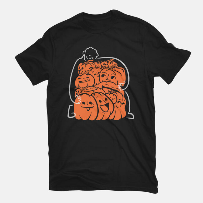 Pumpkin Picker-Unisex-Basic-Tee-Aarons Art Room