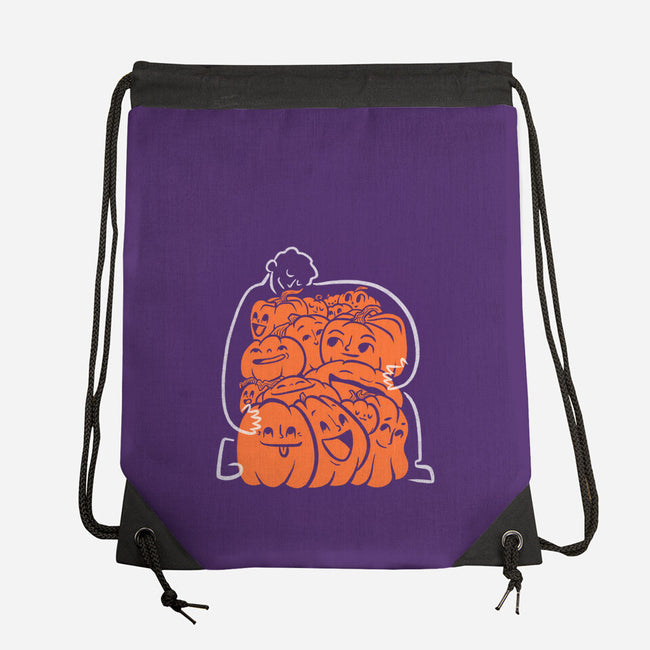 Pumpkin Picker-None-Drawstring-Bag-Aarons Art Room