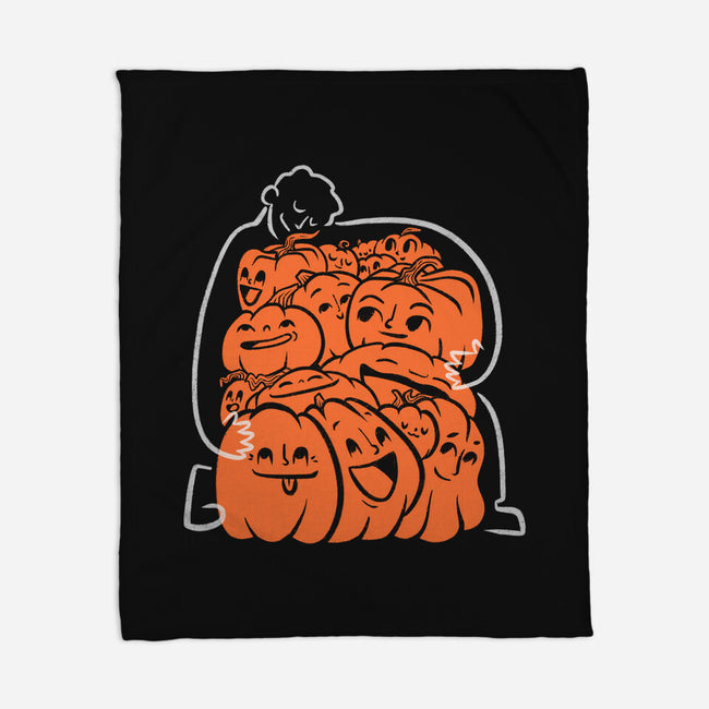 Pumpkin Picker-None-Fleece-Blanket-Aarons Art Room