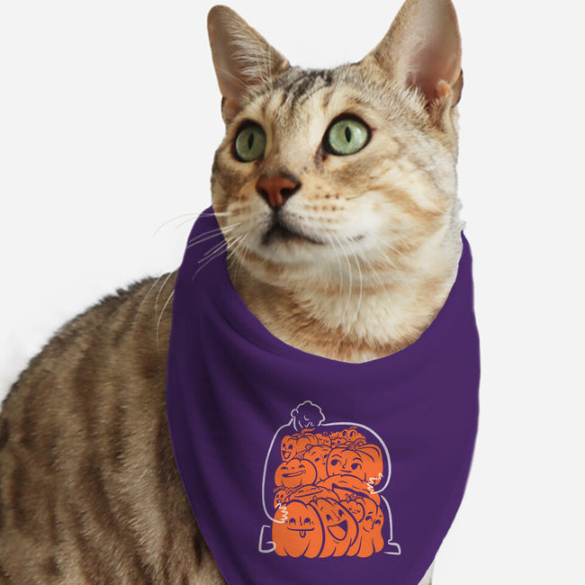 Pumpkin Picker-Cat-Bandana-Pet Collar-Aarons Art Room