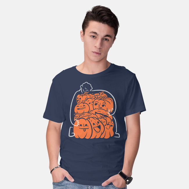 Pumpkin Picker-Mens-Basic-Tee-Aarons Art Room