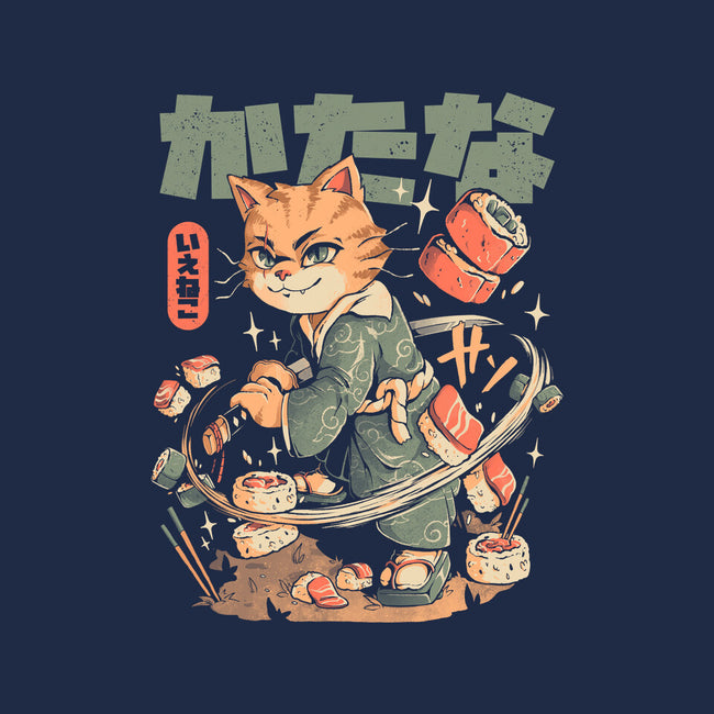 Sushi Slayer Cat-Mens-Long Sleeved-Tee-eduely