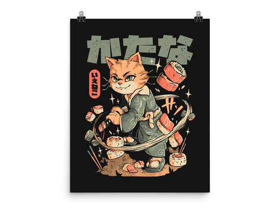 Sushi Slayer Cat