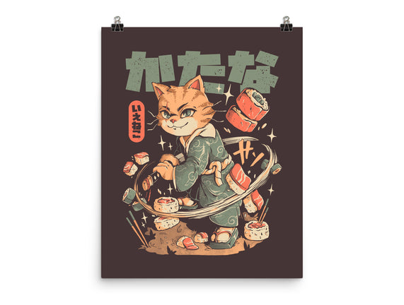 Sushi Slayer Cat