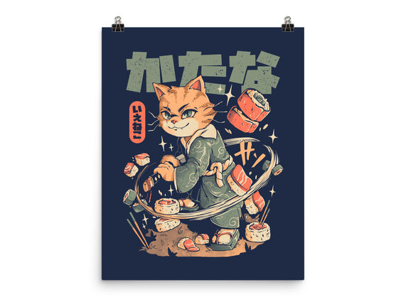 Sushi Slayer Cat