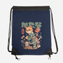 Sushi Slayer Cat-None-Drawstring-Bag-eduely