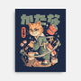 Sushi Slayer Cat-None-Stretched-Canvas-eduely