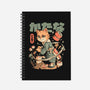 Sushi Slayer Cat-None-Dot Grid-Notebook-eduely