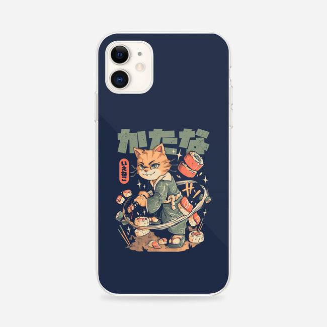 Sushi Slayer Cat-iPhone-Snap-Phone Case-eduely