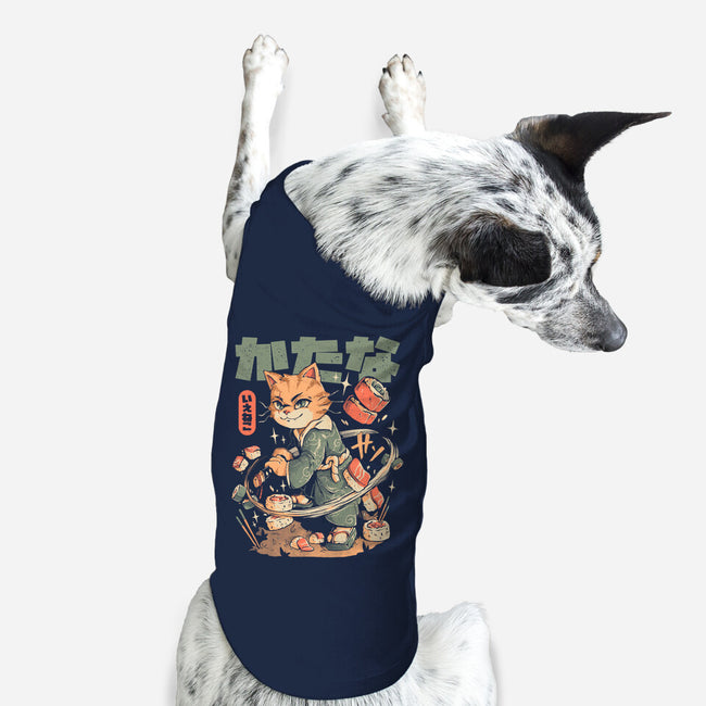 Sushi Slayer Cat-Dog-Basic-Pet Tank-eduely