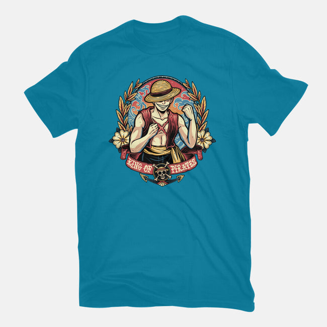 Ultimate Pirate King-Womens-Fitted-Tee-momma_gorilla