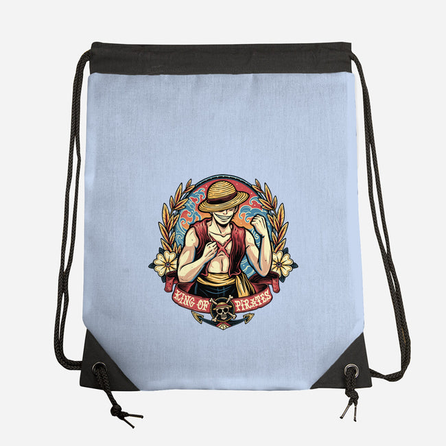 Ultimate Pirate King-None-Drawstring-Bag-momma_gorilla