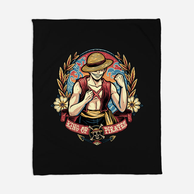 Ultimate Pirate King-None-Fleece-Blanket-momma_gorilla