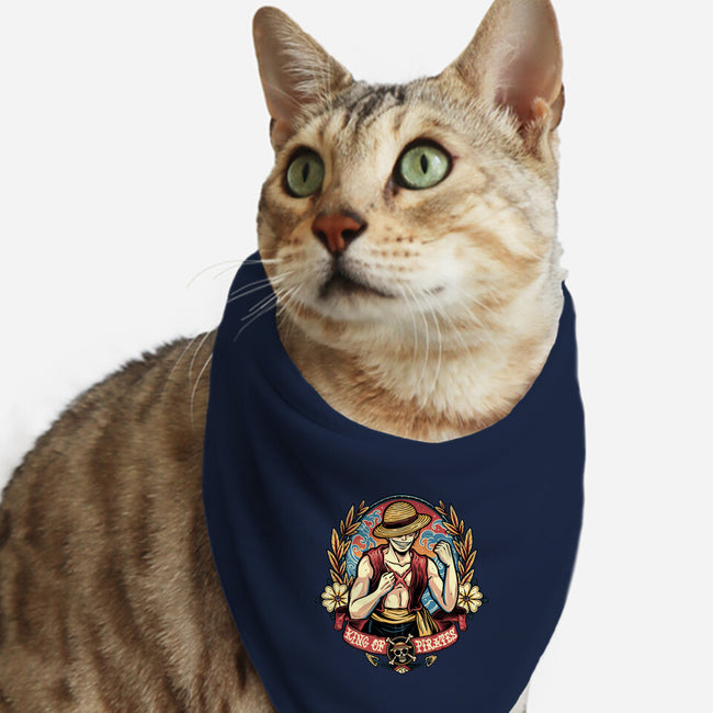 Ultimate Pirate King-Cat-Bandana-Pet Collar-momma_gorilla