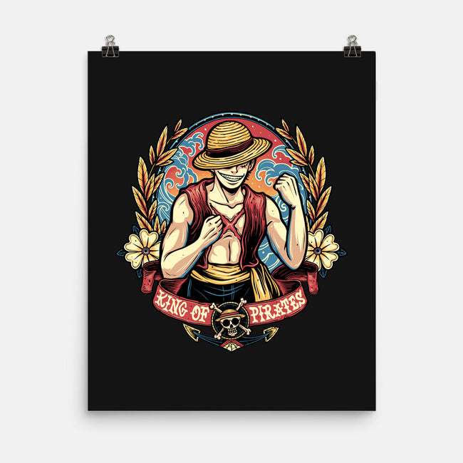 Ultimate Pirate King-None-Matte-Poster-momma_gorilla