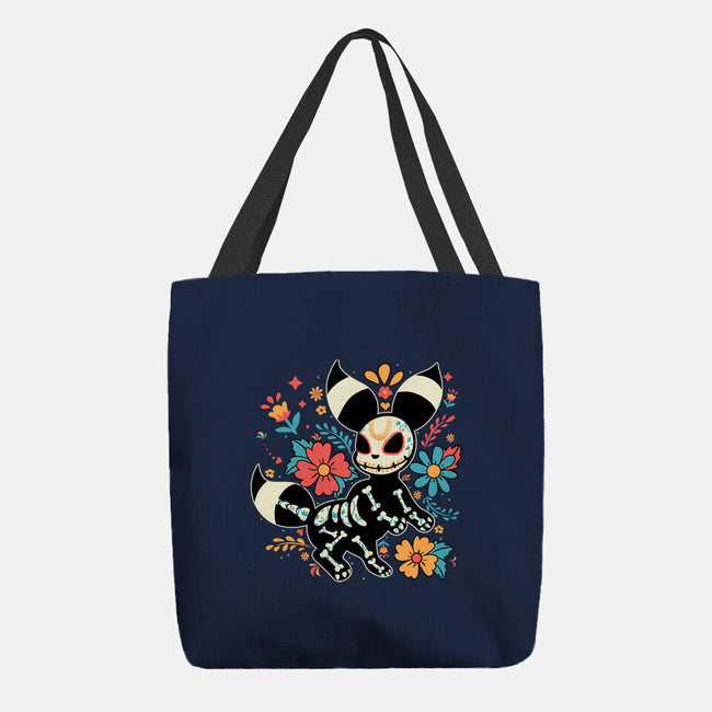 Night Skeleton-None-Basic Tote-Bag-IKILO