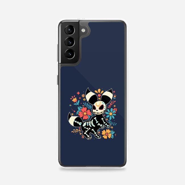 Night Skeleton-Samsung-Snap-Phone Case-IKILO