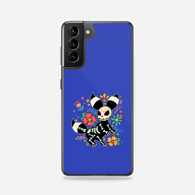 Night Skeleton-Samsung-Snap-Phone Case-IKILO