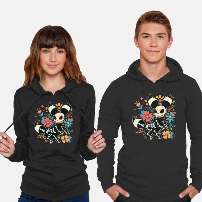 Night Skeleton-Unisex-Pullover-Sweatshirt-IKILO