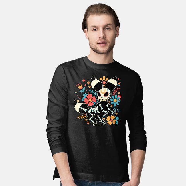 Night Skeleton-Mens-Long Sleeved-Tee-IKILO