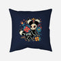 Night Skeleton-None-Non-Removable Cover w Insert-Throw Pillow-IKILO