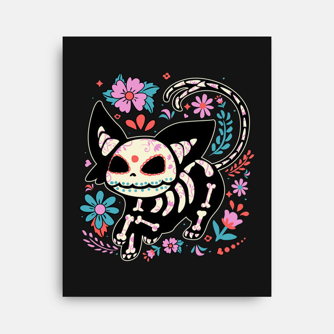 Day Skeleton-None-Stretched-Canvas-IKILO