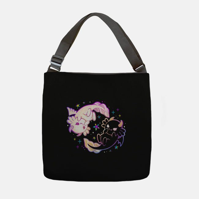 Halloween Axolotl-None-Adjustable Tote-Bag-Vallina84