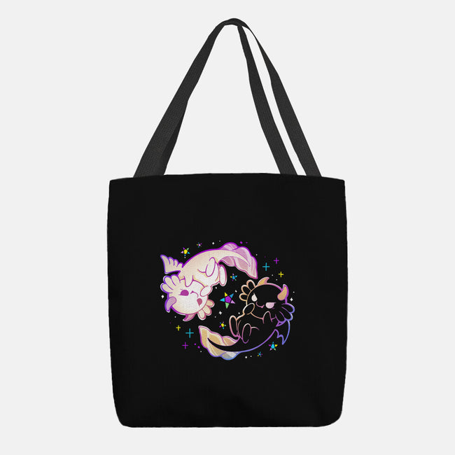 Halloween Axolotl-None-Basic Tote-Bag-Vallina84