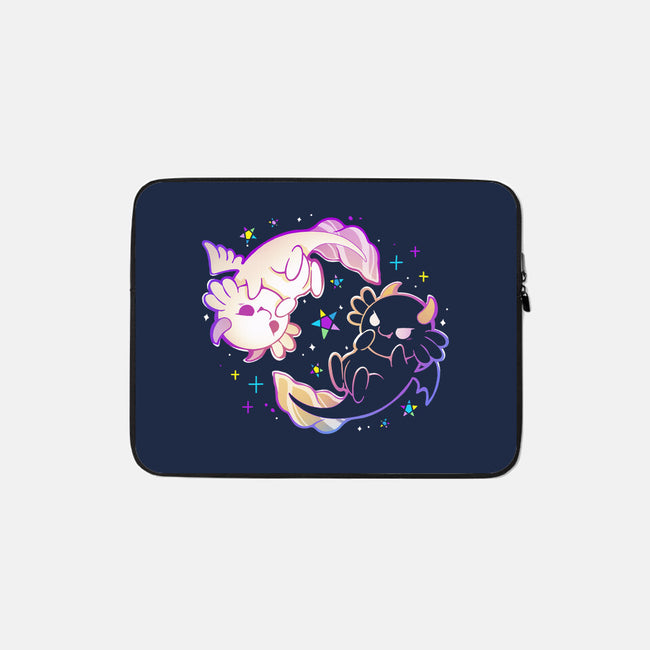 Halloween Axolotl-None-Zippered-Laptop Sleeve-Vallina84